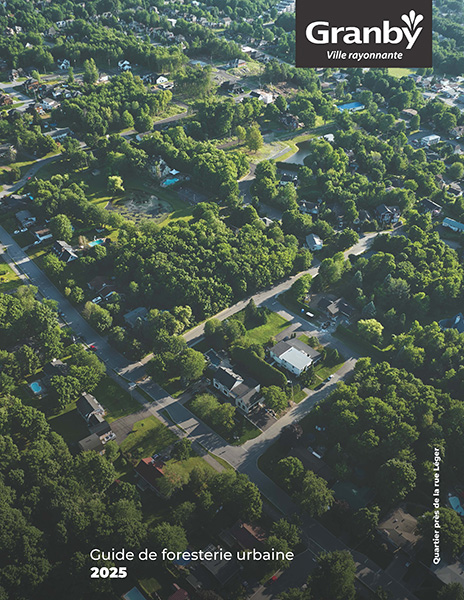 Page frontispice du Guide de foresterie urbaine