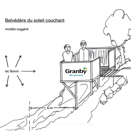 Croquis d'un belvédère