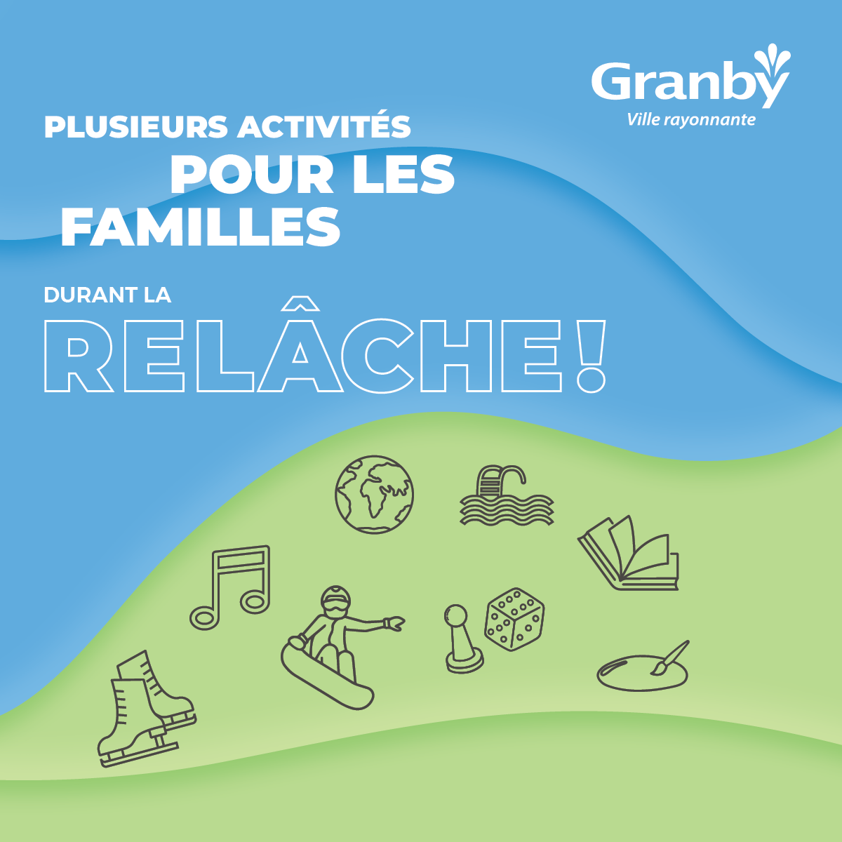 Semaine de relâche du 4 au 8 mars 2024