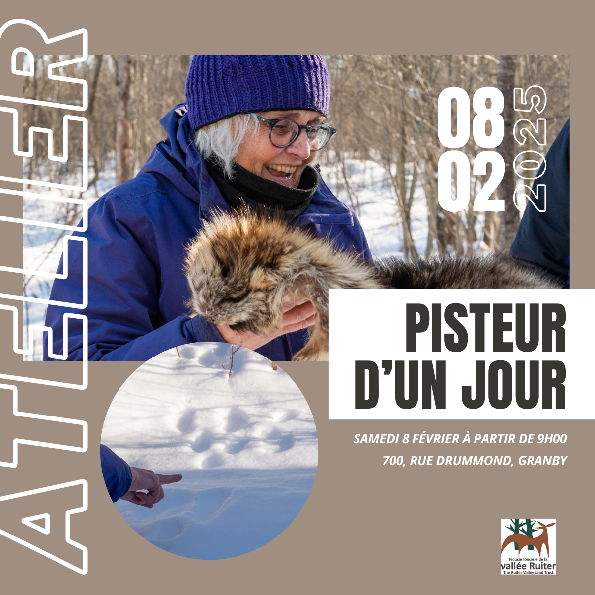 Atelier pisteur d'un jour<br/>Samedi 8 février