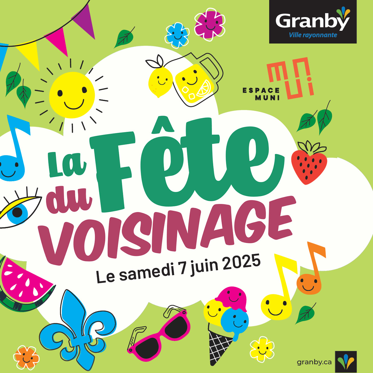 La Fête du voisinage, le 7 juin 2025