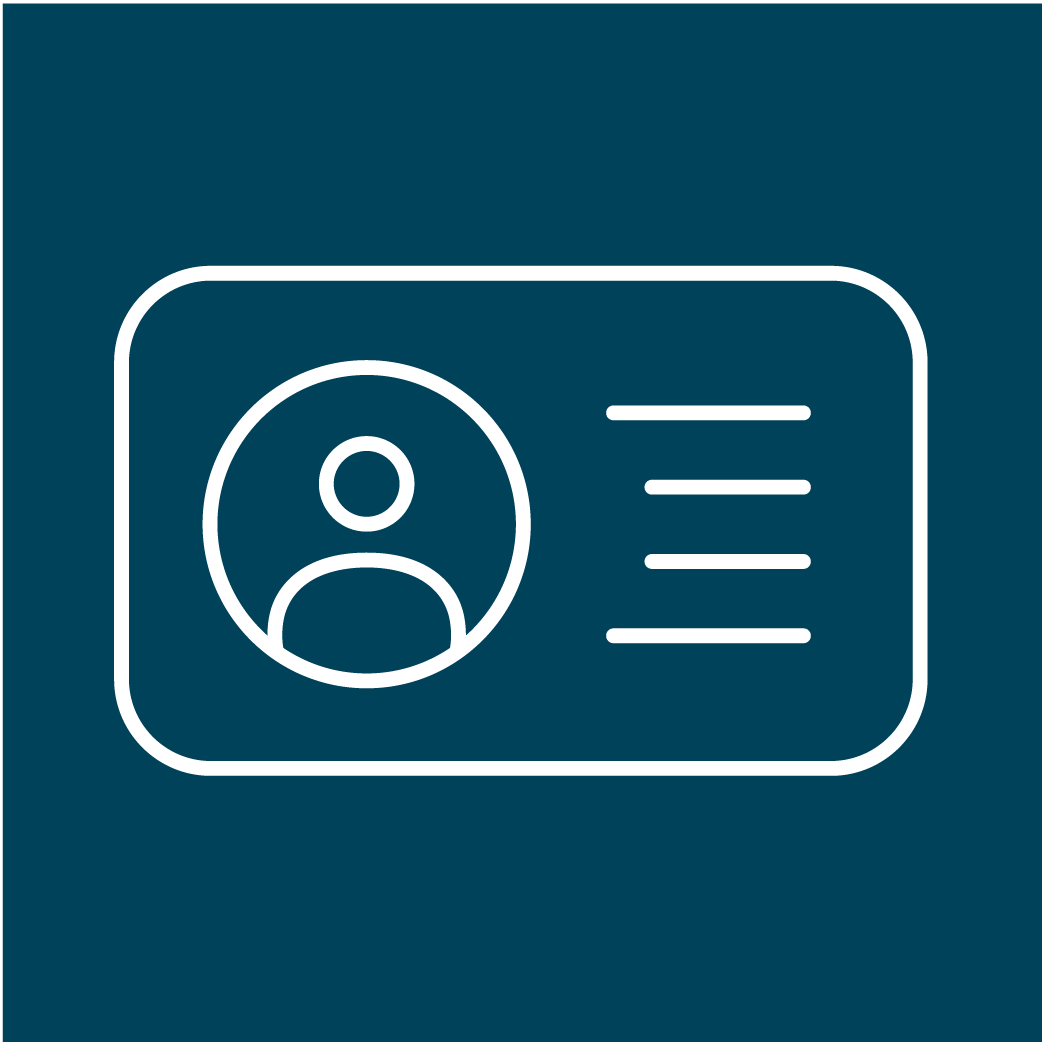 Pictogramme représentant une carte d'abonnement