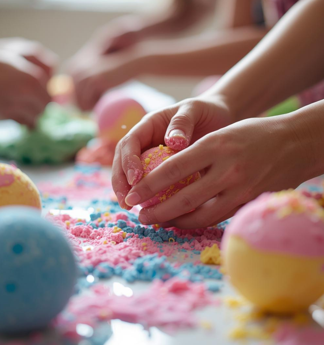 Atelier de fabrication de bombes de bain